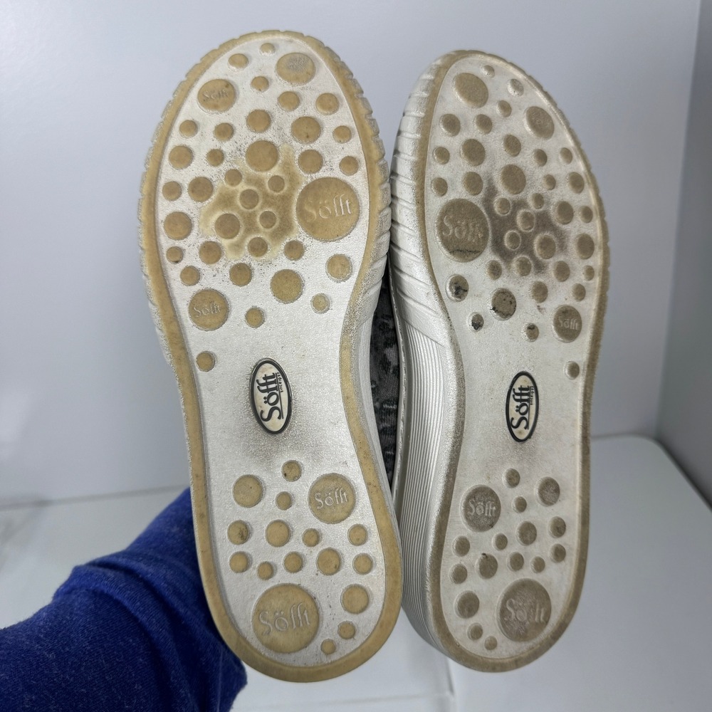 Sofft Somers Leopard Platform Slip On Sneakers Womens 8 Gray Chic - Picture 8 of 8
